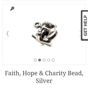 Faith, Hope, & Charity Bead